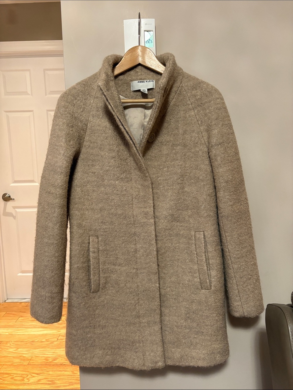 Anne Klein Taupe Pea Coat